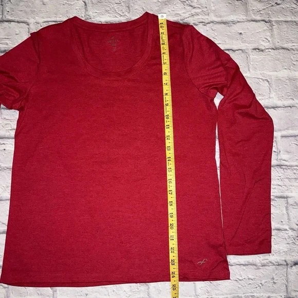 Freely Womens Pink Long Sleeve Shirt Size S Workout Shirt - Picture 4 of 7